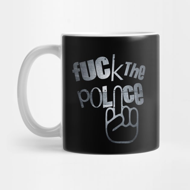 Fuck the police metal finger by RataGorrata